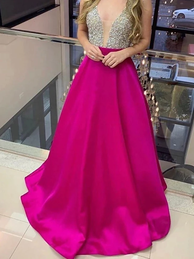 

Женское длинное обручальное платье, вечернее платье с V-образным вырезом и открытой спиной, расшитое бисером и блестками, 2024