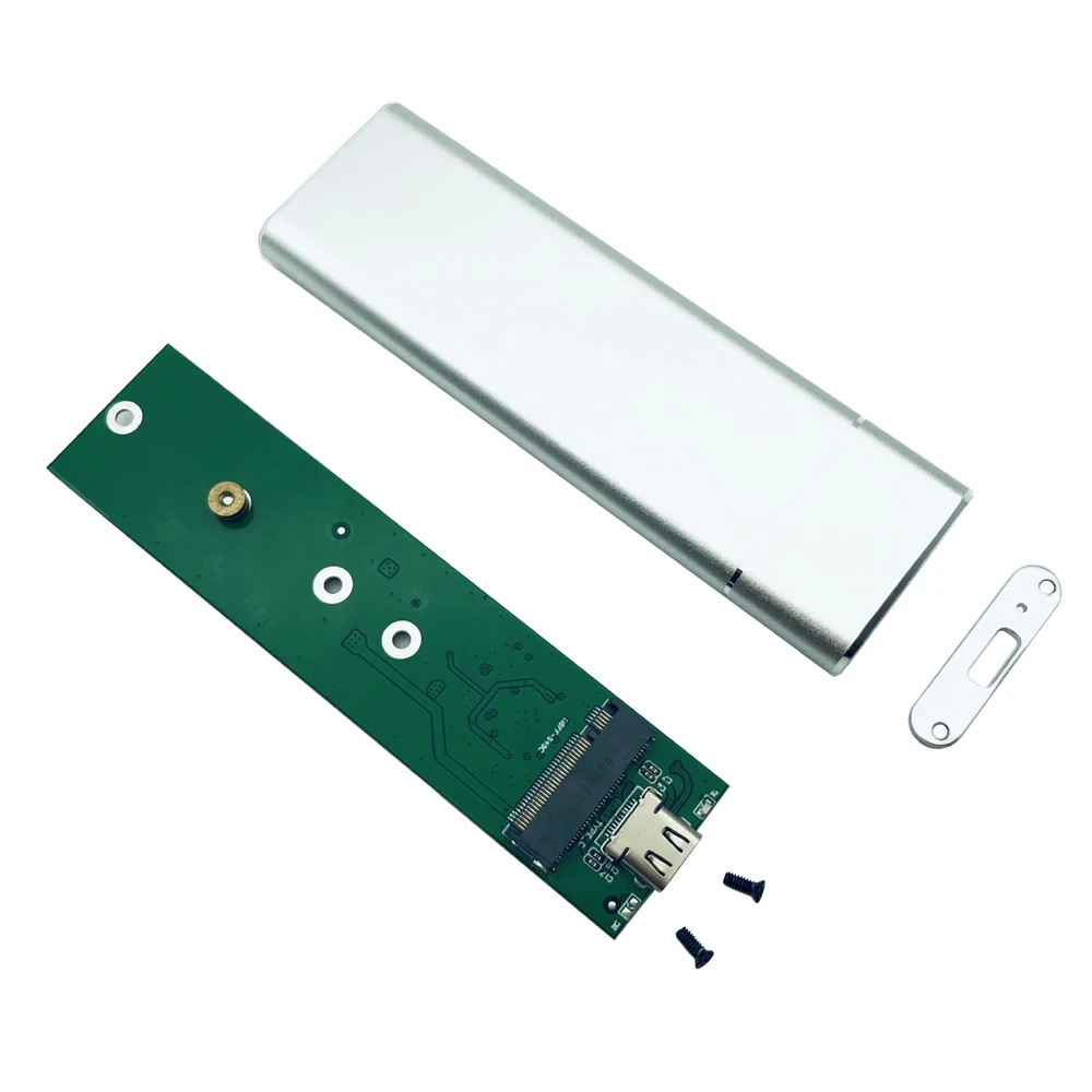 USB 3.1 to M.2 NGFF SSD Mobile Hard Disk Box Adapter Card External Enclosure Case for m2 SATA SSD USB 3.1 2230/2242/2260/2280 M2