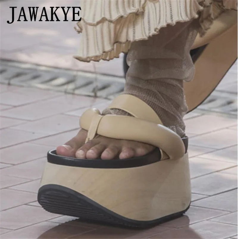 JAWAKYE-Thick-bottom-flip-flops-Women-slipper-Shoes-Black-gray-Summer-Beach-Shoes-woman-Platform-Runway (1)