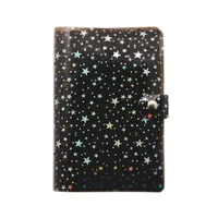 SKYSONIC A5 Star Binder Cover-Loose Leaf Refill Dairy-Bullet Transparent PVC Case Photo Organizer Album Stationery Supplies 2