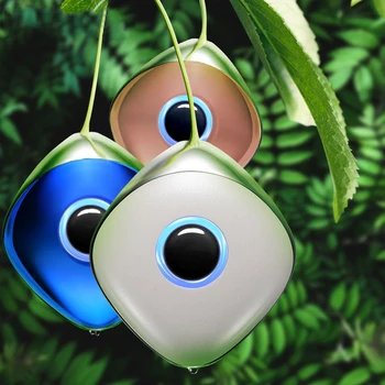 

Personal Mini Portable Air Purifier Necklace Wearable USB Charging Air Freshener Ionizer Travel HKS99