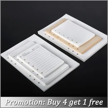 Высокое качество, записная книжка с кольцом, А5, личный А6, А7, вставные заправки, 6 отверстий, вкладыш, дневник на спирали, планировщик, внутреннее ядро, 100 г, бумага