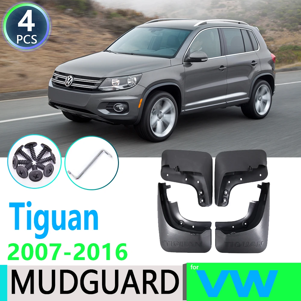 for Volkswagen VW Tiguan MK1 2007~2016 2011 2012 2013 2014 2015 Car Fender Mudguard Mud Flaps Guard Splash Flap Accessories | Автомобили и