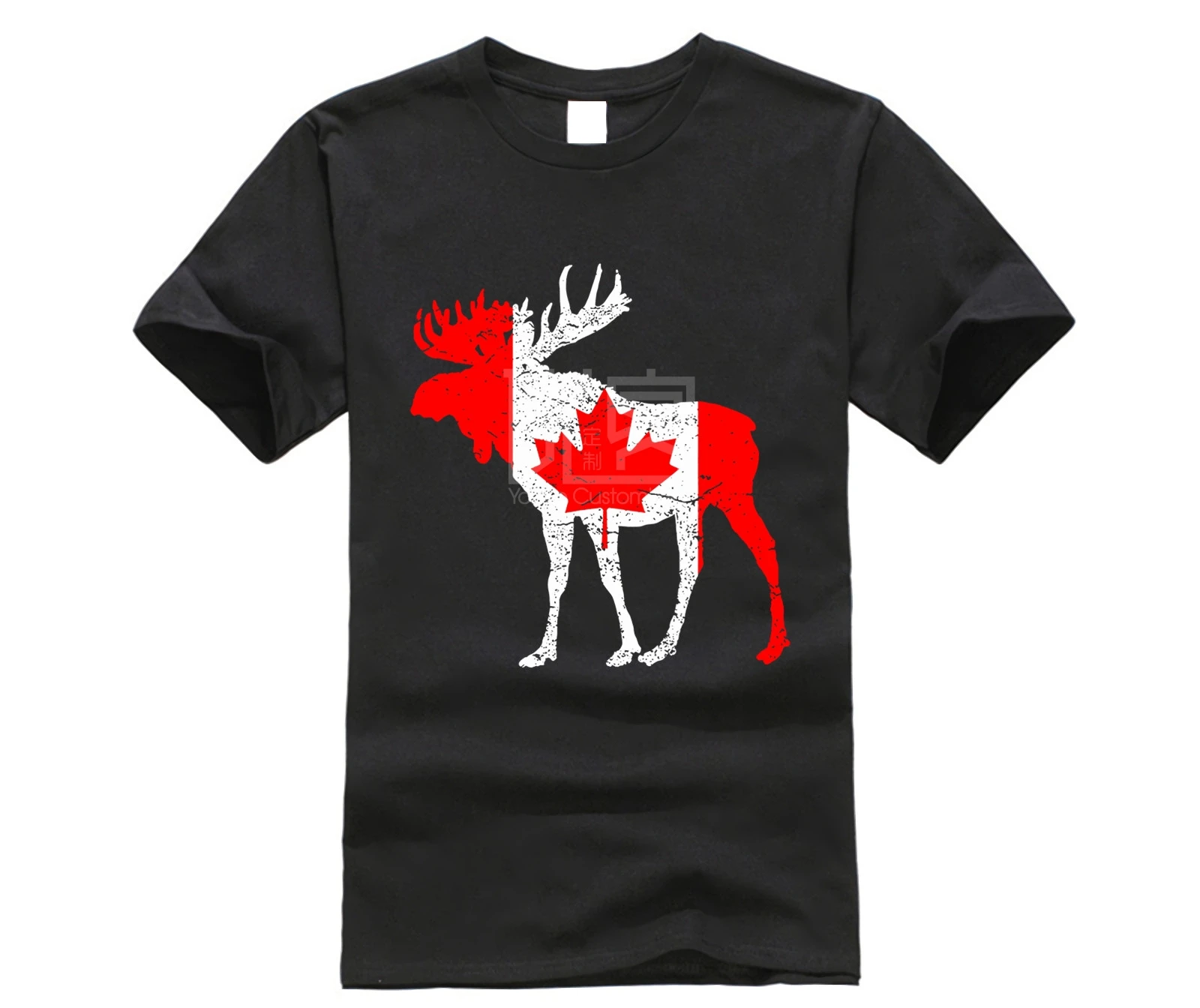 

brand men shirt Love Canada Moose Funny T Shirt Tee Pride Maple Flag Gift