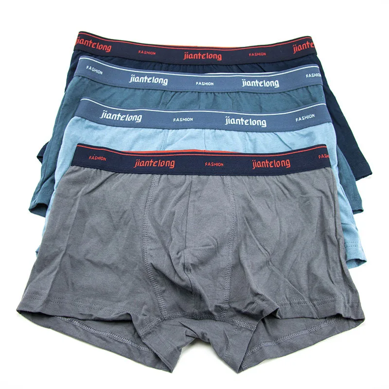 4pcs/lot Plus Size XXXL XXXXL 4XL Boxers Breathable Mens underpants