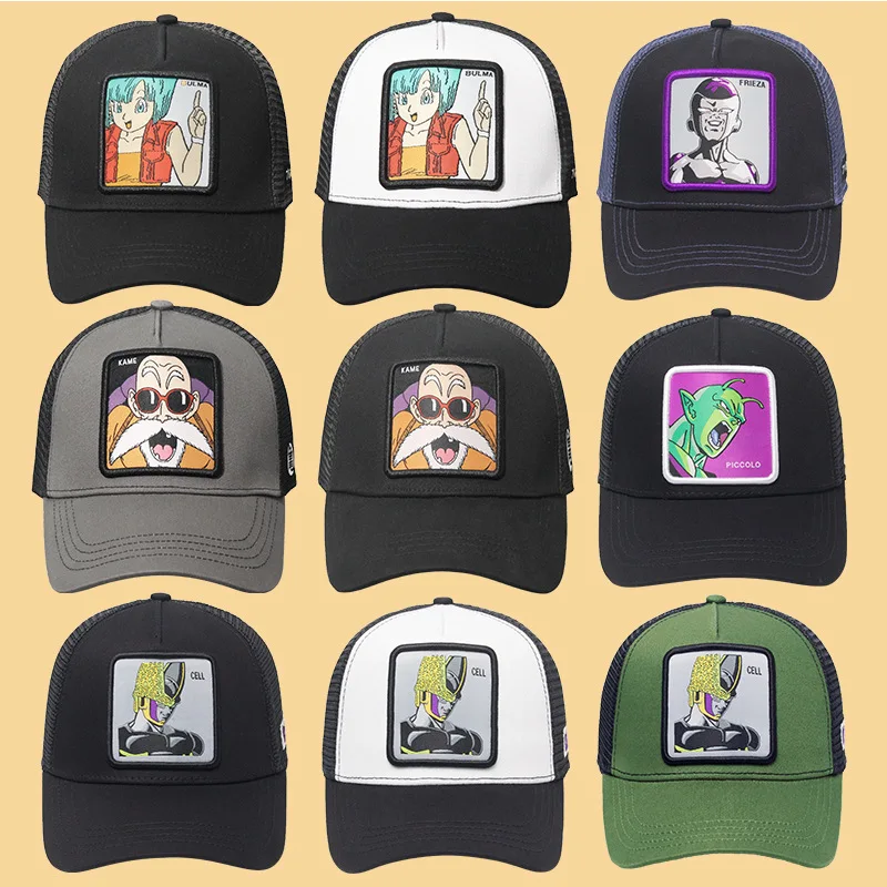 Популярный бренд Goku супер 12 стилей Dragon Ball Snapback хлопковая бейсбольная кепка для мужчин и женщин хип-хоп папа сетчатая шапка бейсболка дропшиппинг