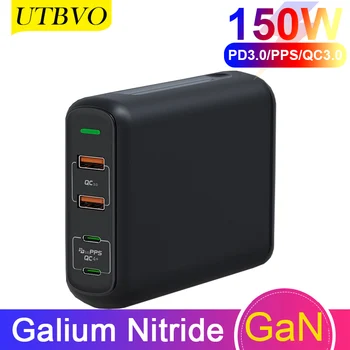 

UTBVO GaN USB-C PD (Type-C) Power Adapter 100W 150W PD3.0 Fast Charging Charger for MacBook Pro DELL XPS Lenovo HP Acer NoteBook