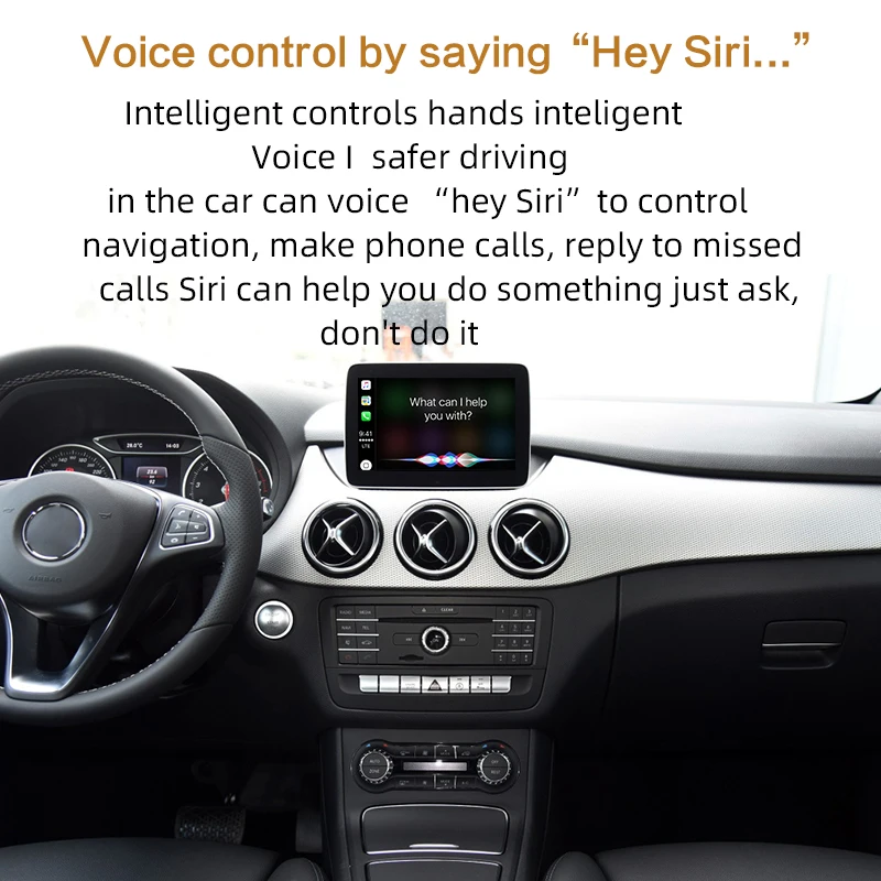 Sinairyu Aftermarket wifi беспроводной OEM Apple Carplay модифицированный B класс W246 2011-2013 Mercedes NTG4.5 4,7 с обратной камерой