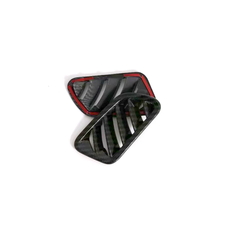 Автомобильный Стайлинг интерьера черный передний верхний Кондиционер Вентиляционный Выход крышка отделка 2 шт для Kia Forte Cerato K3