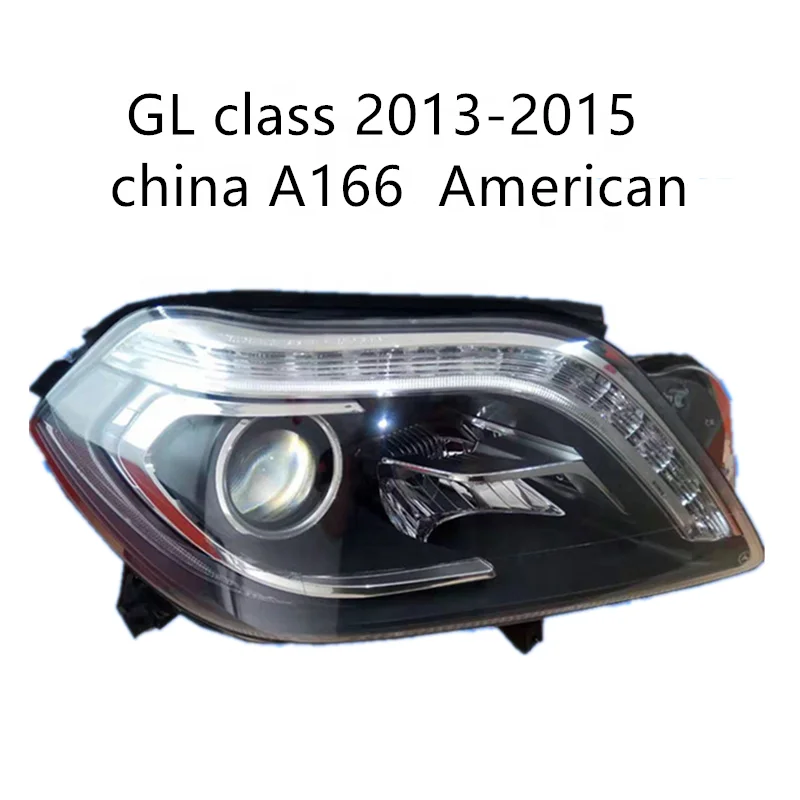 Made for 13-15 GL class headlamp assembly parts 500 350 400 original A166 half headlight