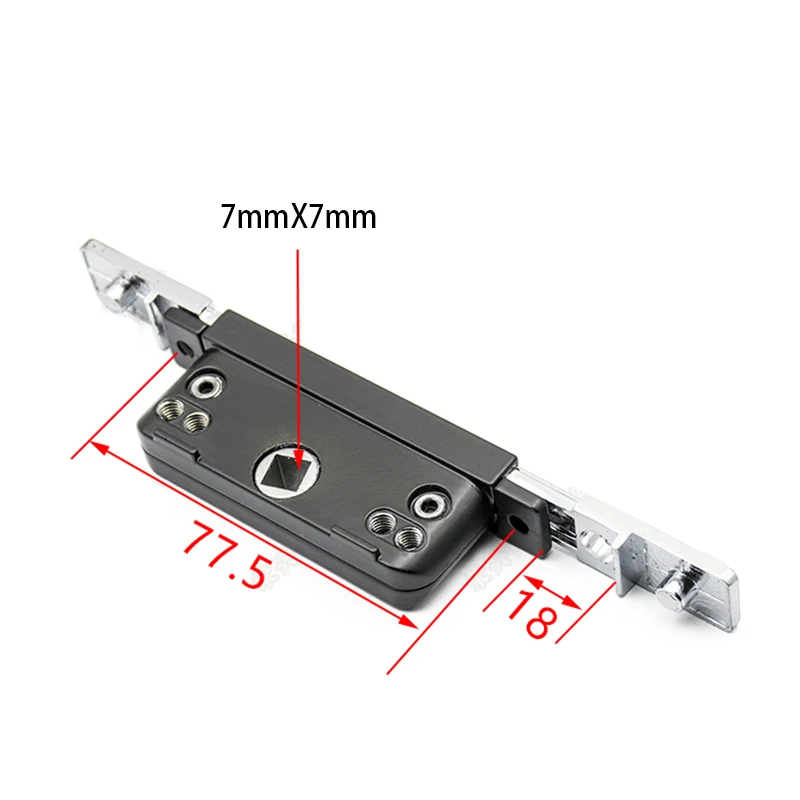 Aluminum Alloy Casement Window Door Hardware Broken Bridge One-Way Transmission Lock Case Body 15-13 16 18 20 Lock Box
