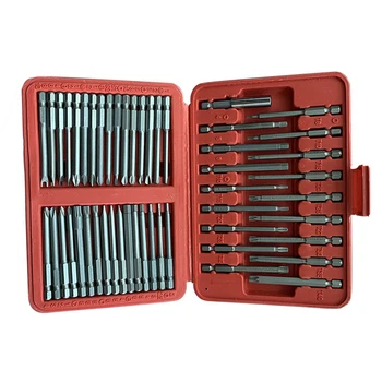 

Driver Bits 1/4in hex shanks Repair 50pcs Drill Screwdriver Tools Extra Long Supplies Alloy steel