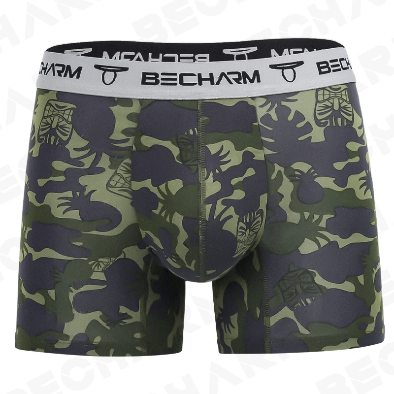 Men\'s Boxers Shorts Panties Men Briefs Set Camouflage Male Underwear Boxer Large Size Man Sexy Cotton Clothing Short Homme Loose
