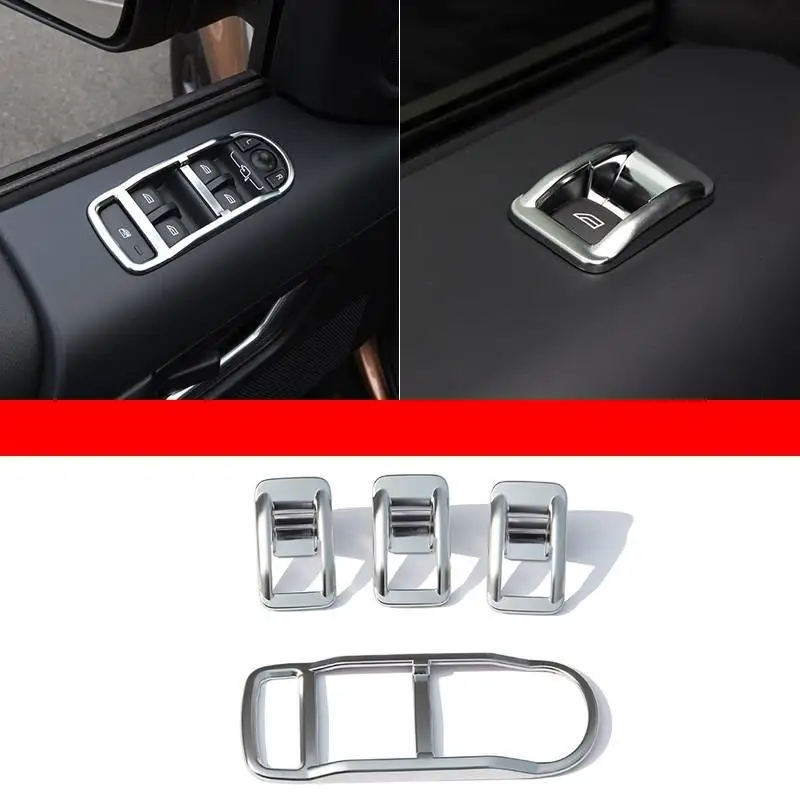 Автомобильные хромированные накладки для интерьера 09 10 11 12 13 14 15 для Land Rover freelander 2