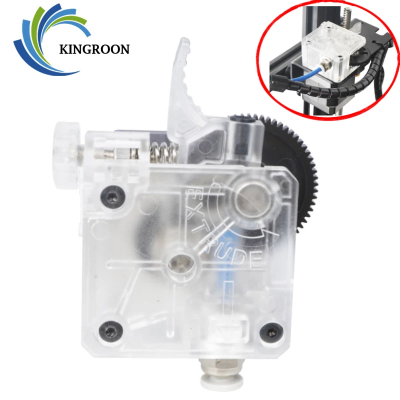Kingroon Extrusora de Titã Mk8 J-cabeça Bowden Fdm 3d Impressora Reprap Extrusora Direta Remota com 42 Motor de Passo para Ender Cr10