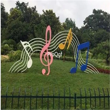 

Ngryise 1 set 250*120cm garden musical symbol statue