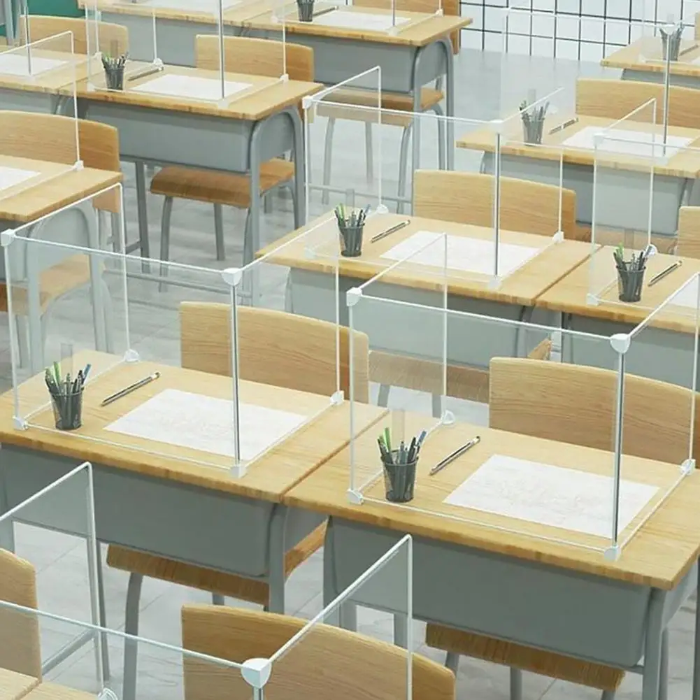 Office Desk Divider Bulletin Board Partition Screen Transparent Removable kindergarten Table Clear Message Board