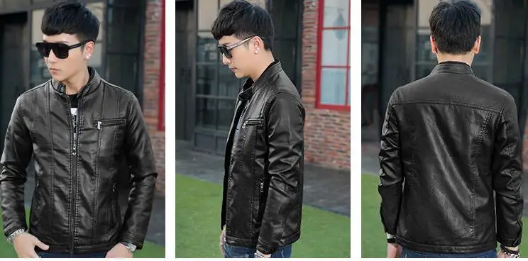 Кожаная куртка мужская Кожаная куртка chaqueta moto hombre, мужские Куртки из искусственной кожи, байкерская куртка из искусственной кожи, зимняя мужская классическая Толстая куртка