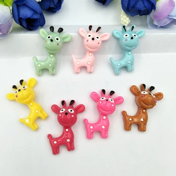 

10pcs Resin Cute Cartoon Fawn Flatback Cabochon DIY Scrapbooking Decorative Craft Making