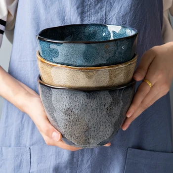 

Irregular Noodle Bowls Large Porridge Soup Bowls for Household Dishes Fruit Salad Bowls for Dormitory Food Container Tableware