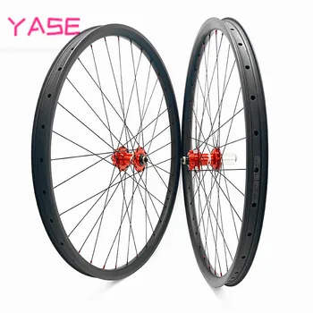 

Race 29er carbon wheels Hope pro 4 hub 100x15 142x12mm mtb disc bicycle wheel hookless 30x28mm mountain bike carbon wheelset