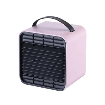 

3-speed Mini Air Conditioner Negative Ion Fan LED Light PM2.5 Portable Home Office Use Cooler Humidifier Dropshipping Table USB