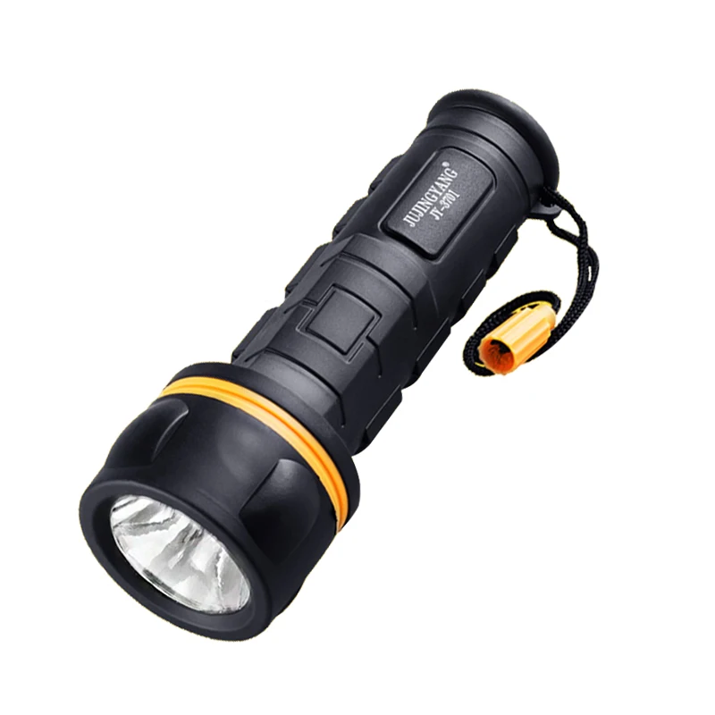 JUJINGYANG Old no. 1 Dry Battery Rubber Waterproof Slam Proof LED Flashlight | Лампы и освещение