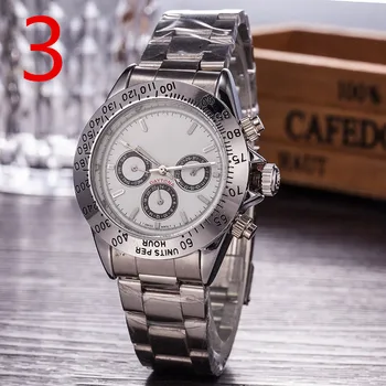 

Luxury Men's RLX high Quality Watch Men's Top Brand Watch Chronograph Daytona Stopwatch Fashion Gift Montre Homme