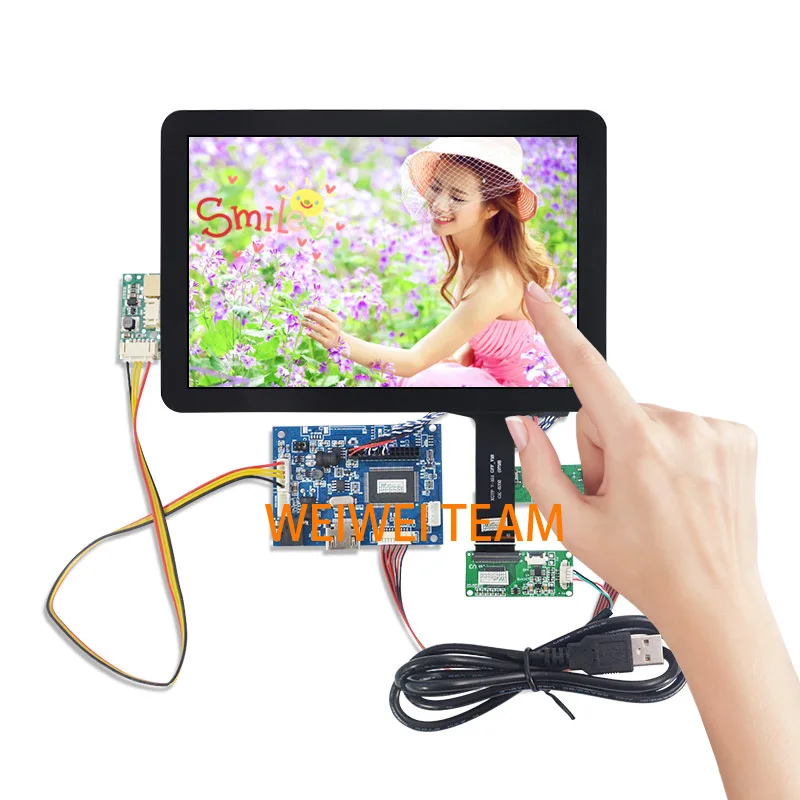 Wisecoco 8,2 дюймовый ips ЖК-модуль 1280x800 Дисплей с емкостным сенсорным экраном LVDS 40 контактов HDMI плата контроллера для планшета
