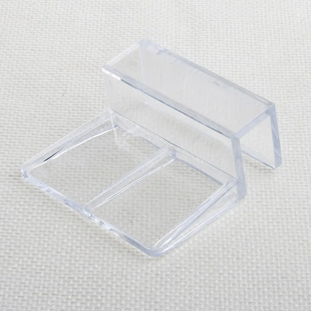 

1PC Good Quality 6mm Acrylic Fish Tank Glass Clip Aquarium Shelf Lamp Bracket Rack Support Holder Fixed Cover Filter