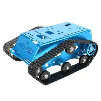 

Programming Car Metal Chassis Tracked Tank Chassis Steam Kit for Raspberry Pi / Arduino / Mcu51 / Stm32