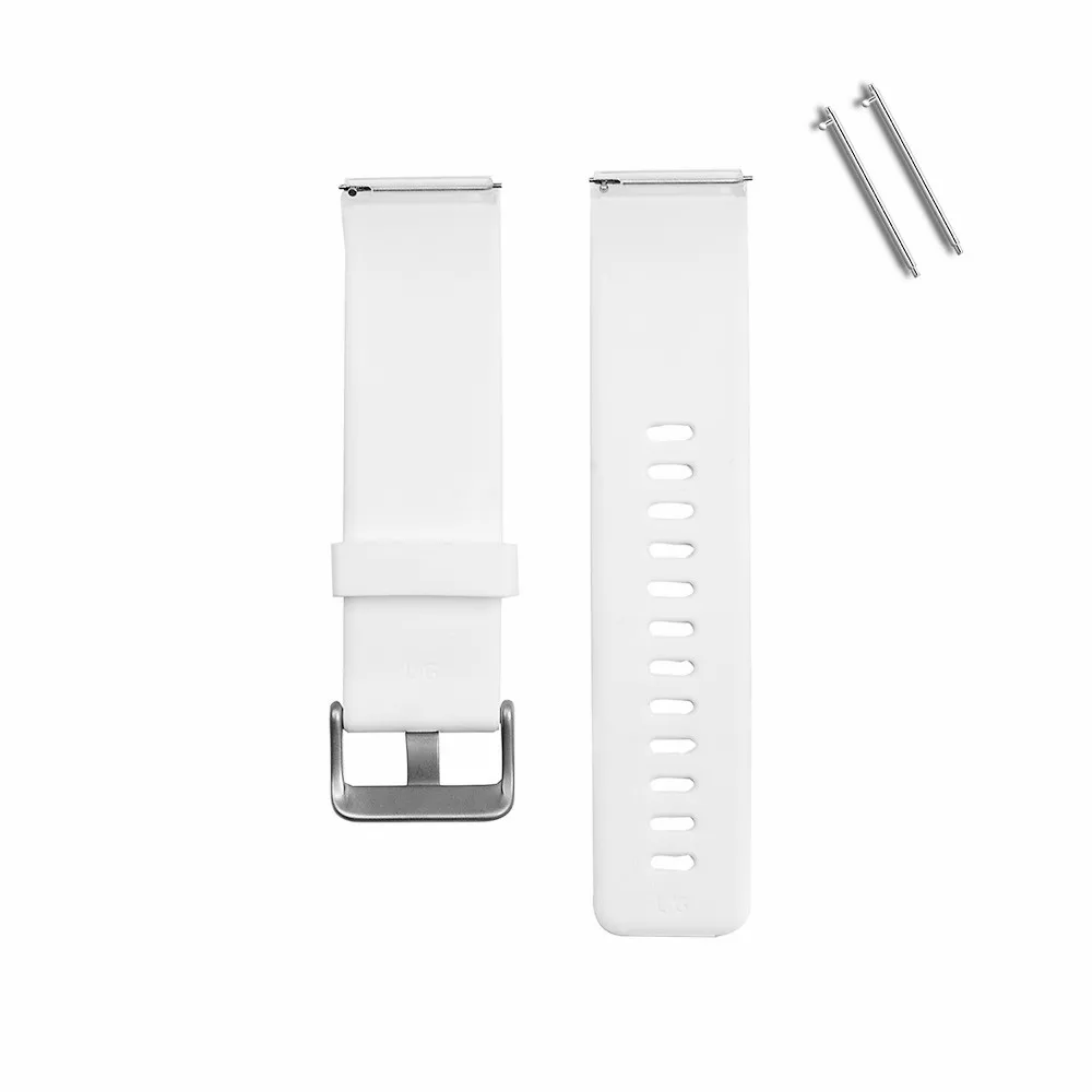 white SHELKEE Сменные умные наручные часы ремешок Blaze fitbit blaze Силиконовый Модный спортивный ремешок - Цвет: white