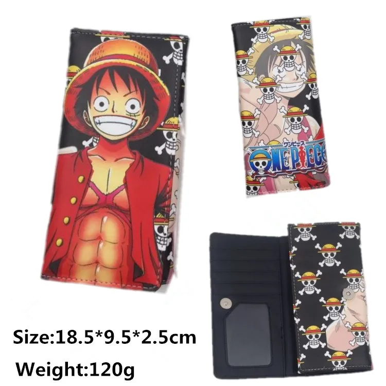 Аниме one piece Luffy кошелек женские милые сумки Зоро Чоппер Мультфильм кожаный портмоне с держателем карт подарок