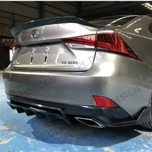 Real da Fibra do Carbono Tronco Spoiler Asa para Lexus IS200 IS250 IS350 IS300 AWD/IS200T Todos Os Modelos 2014-2018 Asa traseira Spoiler
