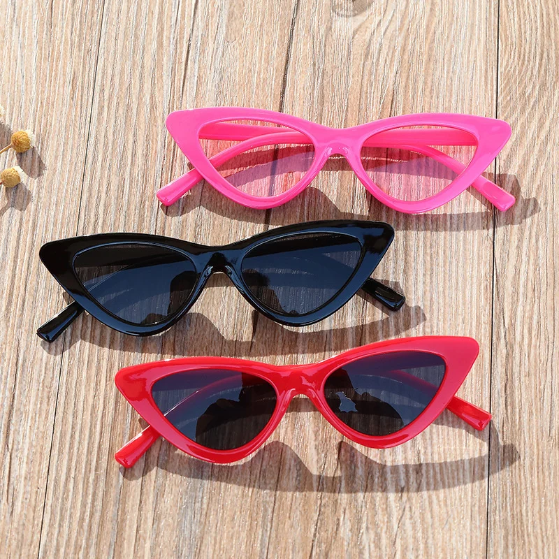 Sunglasses children's small frame cat's eye plastic frame glasses 9014 trendy children's Sunglasses cat's Eye kids sunglasses children sunglasses