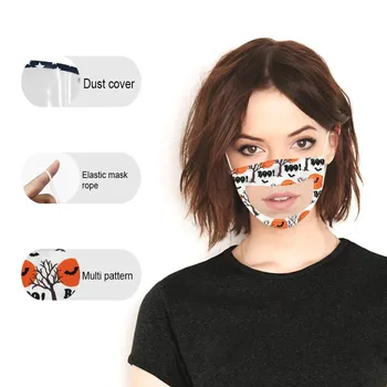 

Mask With Clear Window Visible Expression For The Deaf And Hard Of Hearing Mouth Face Cover mouth caps Cover Case