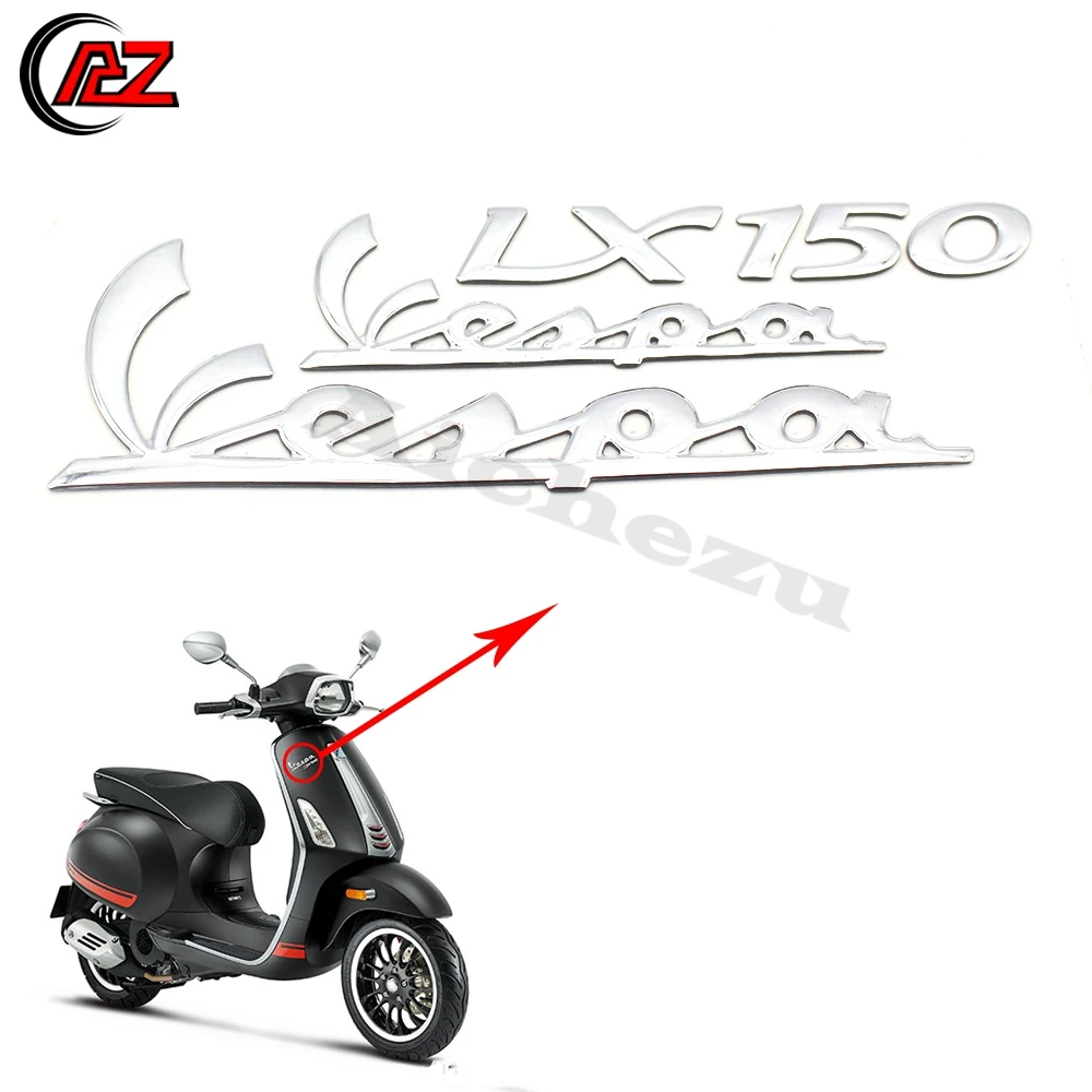 ACZ 2 шт. наклейка для мотоцикла 3D логотип 3M клейкая эмблема наклейка для VESPA Vespa 946 LX150 LX125