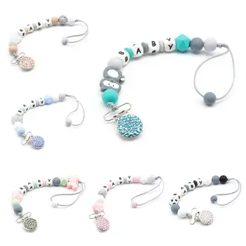 

Baby Pacifier Clips Newborn Molar Nipple Chain Infants Shower Gift G99C
