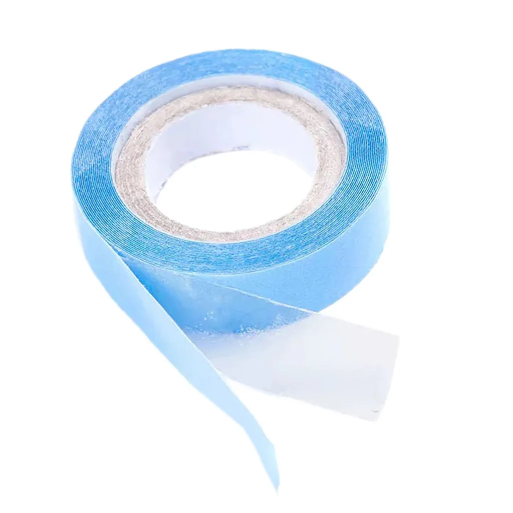 3 Yards Lace Front Tape Double Sided Blue Liner Hair Replacement Tape For Toupee and Wig, Hair Extensions