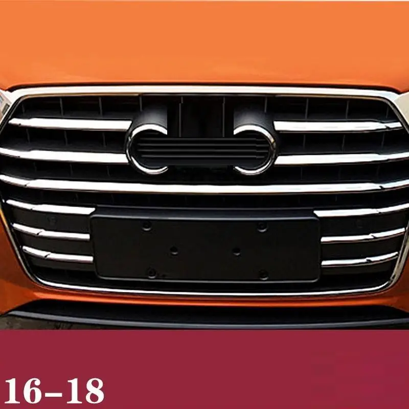 Number 13 Automovil, декоративный авто передний бампер, внешний, яркие блестки, защита, аксессуары для стайлинга автомобилей 16 17 для Audi Q3 - Цвет: Number 13