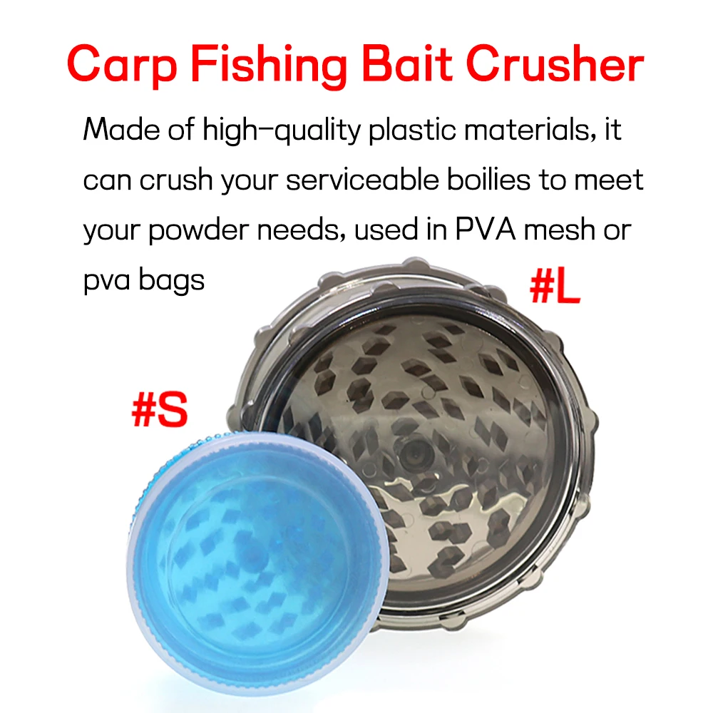 Broyeur d'appâts - SURENHAP - Moulin à appâts - Portable - Plastique durable - Pêche à la carpe