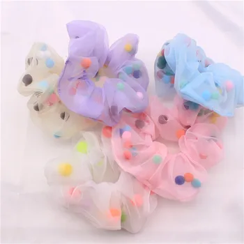 

2020 Spring And Summer New Large Intestine Hair Ring Candy Color Japanese Simple Small Fresh Headband Hair Accessories