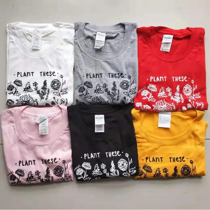 Save The Bees, женская футболка, хлопок, растение, цветы, футболка с круглым вырезом, летние рубашки, Ulzzang, футболки с круглым вырезом, топы, Прямая поставка