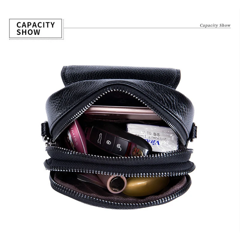 Женская сумка Кроссбоди из натуральной кожи с отделением для телефона|Сумки