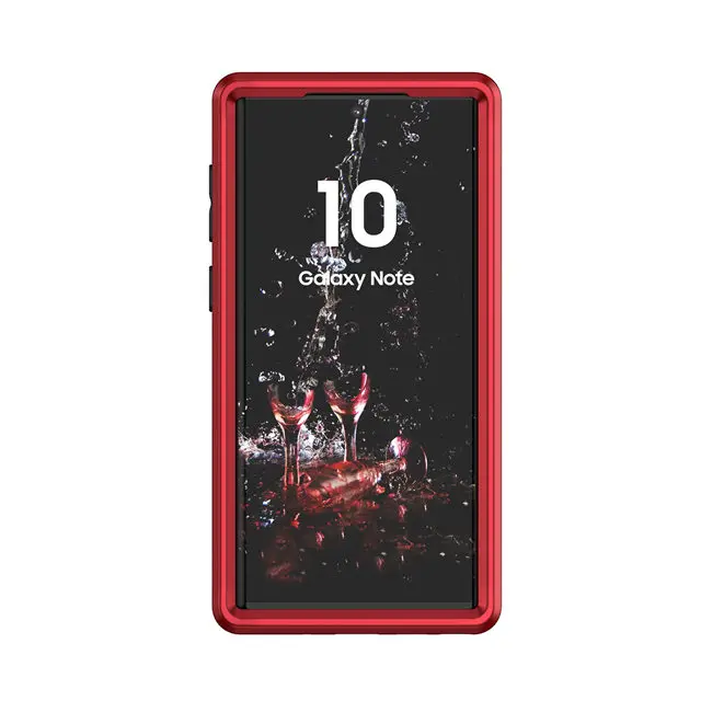 Противоударный чехол для samsung Note 10 Plus 5G задняя крышка на galaxy note 10 5g гибридный жесткий резиновый ударный Броня Шикарный чехол для телефона
