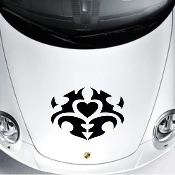 

WILL BE STICKER Car Classical Heart Religous Hood Decals Vinyl Auto Decals Front Sticker Cool Graphics Front Stickers