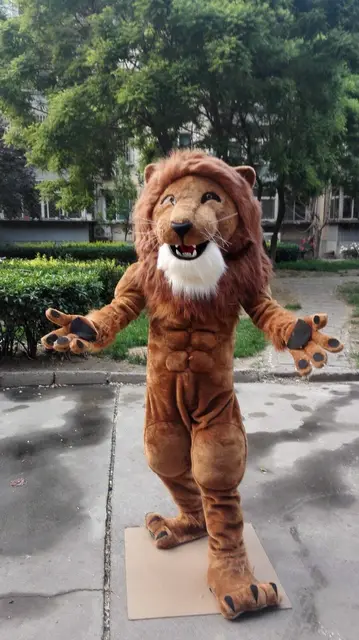 Brown Christmas Cosplay Unisex Cute Newly Mascot Costume Suit Cosplay Party Game Dress Fursuit Outfit  Adult  Gift A+ main image 0
