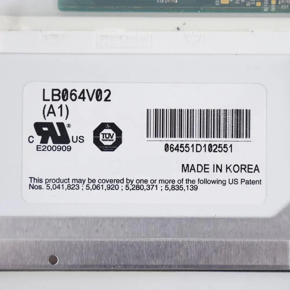 6.4 inch For LG Display LB064V02-A1 For LG Philips CCFL LCD Screen Display Panel 640X480 New