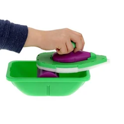Ensemble de rouleaux et plateaux à peinture, brosse à peinture domestique, outil multifonction décoratif avec 2 éponges 