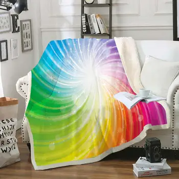 

Rainbow Blanket Rianbow Throw Blanket Colorful Sherpa Fleece Blanket Bed Blanket Soft Cozy Couch Throw Blanket Boy Girls Blanket
